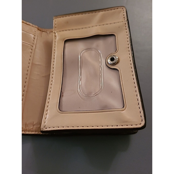 VTG Coach Signature Wallet Leather Bi-Fold Khaki & Brown 4 1/2 x 3 - Picture 5 of 7